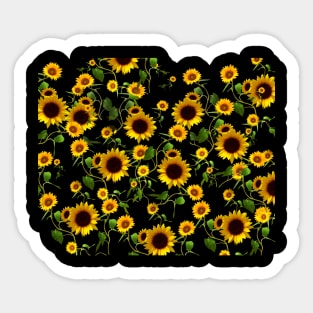 Sunflower Pattern Sticker